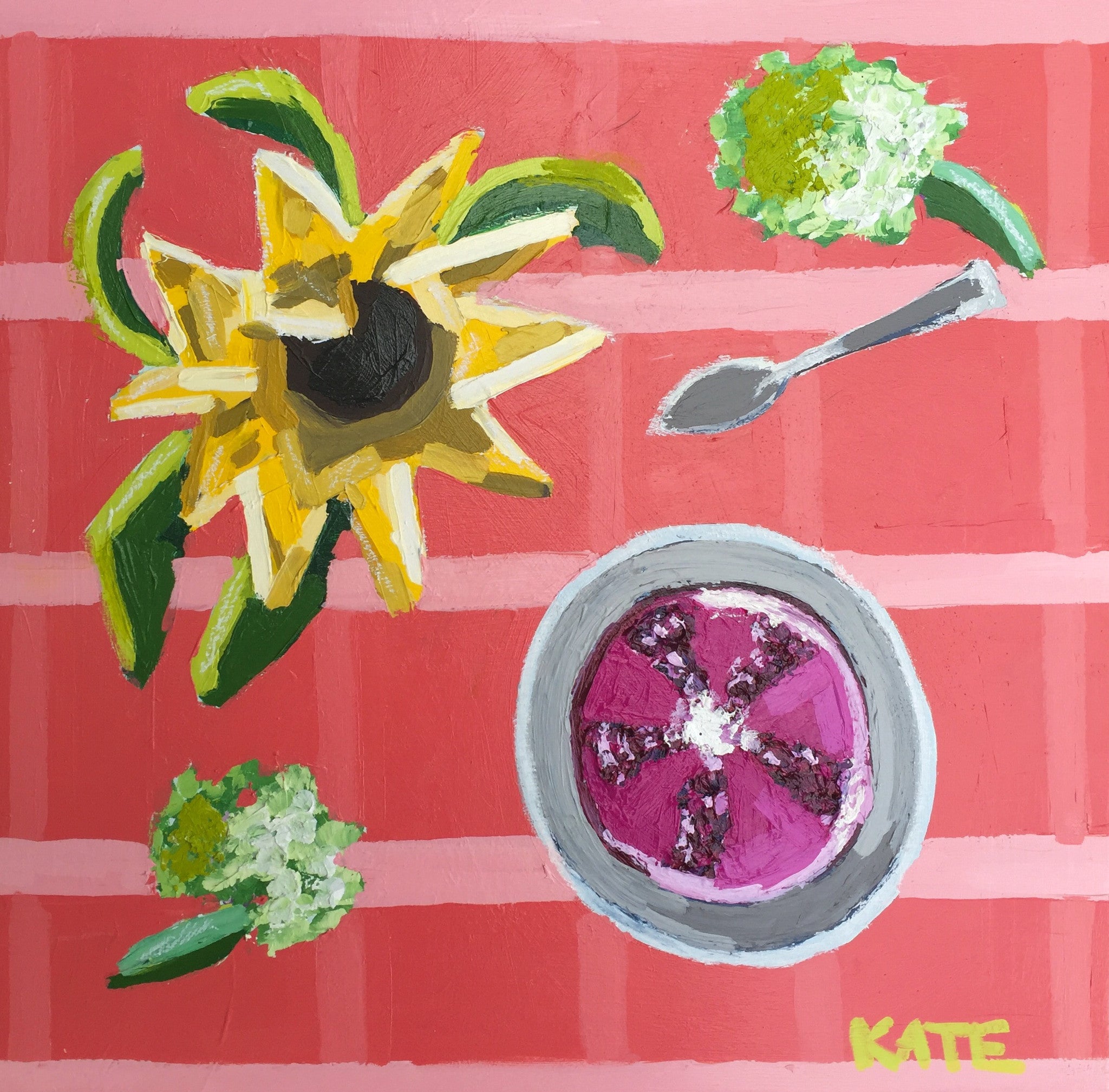Morning Picnic 18x18 SOLD