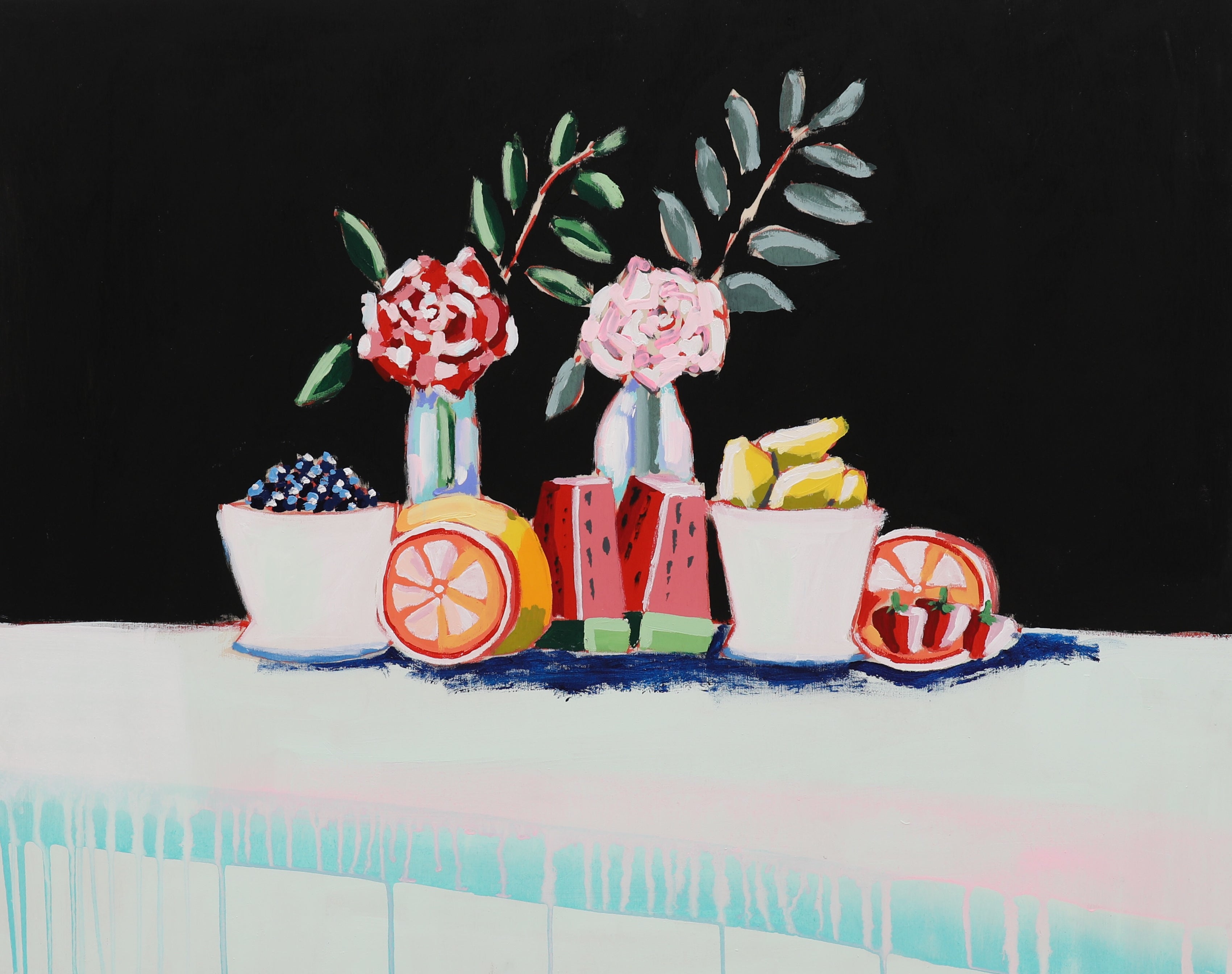 Brunch at Half Moon 24x30 SOLD