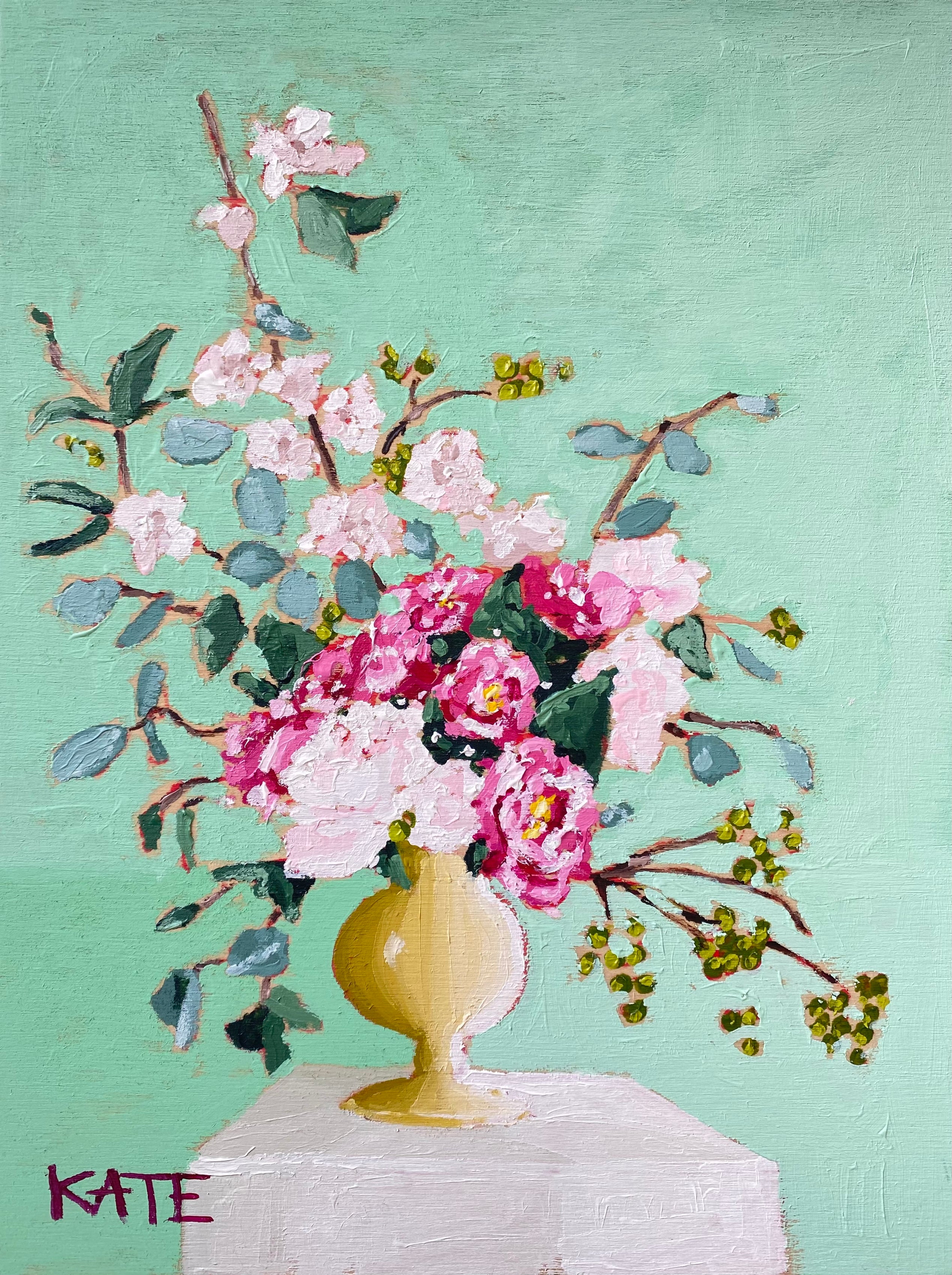 Flowers for Brave Maeve 9x12