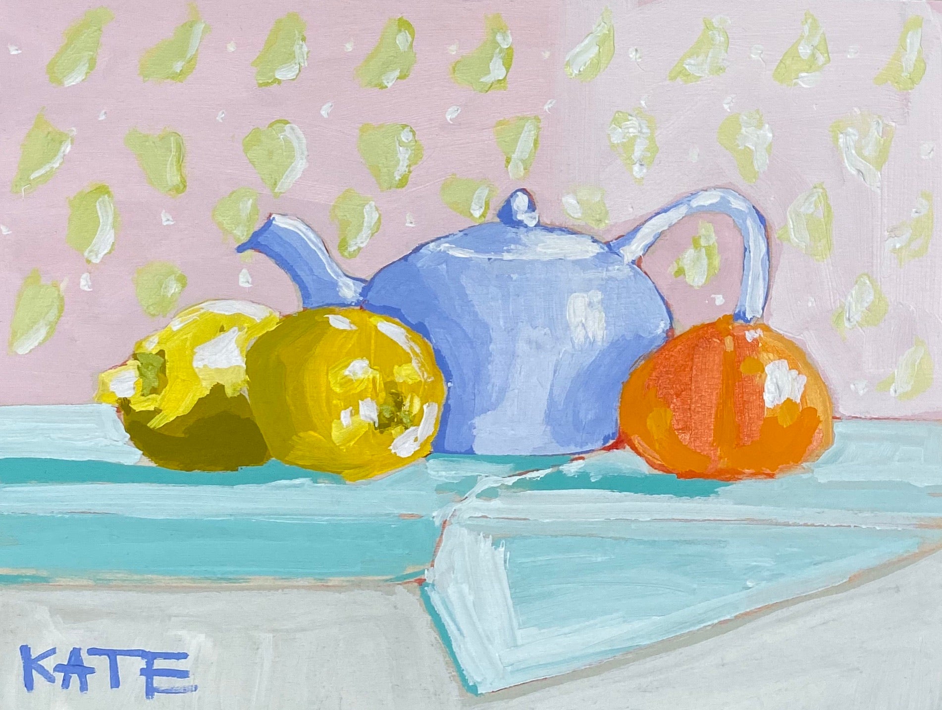 Tea at Jill's 9x12