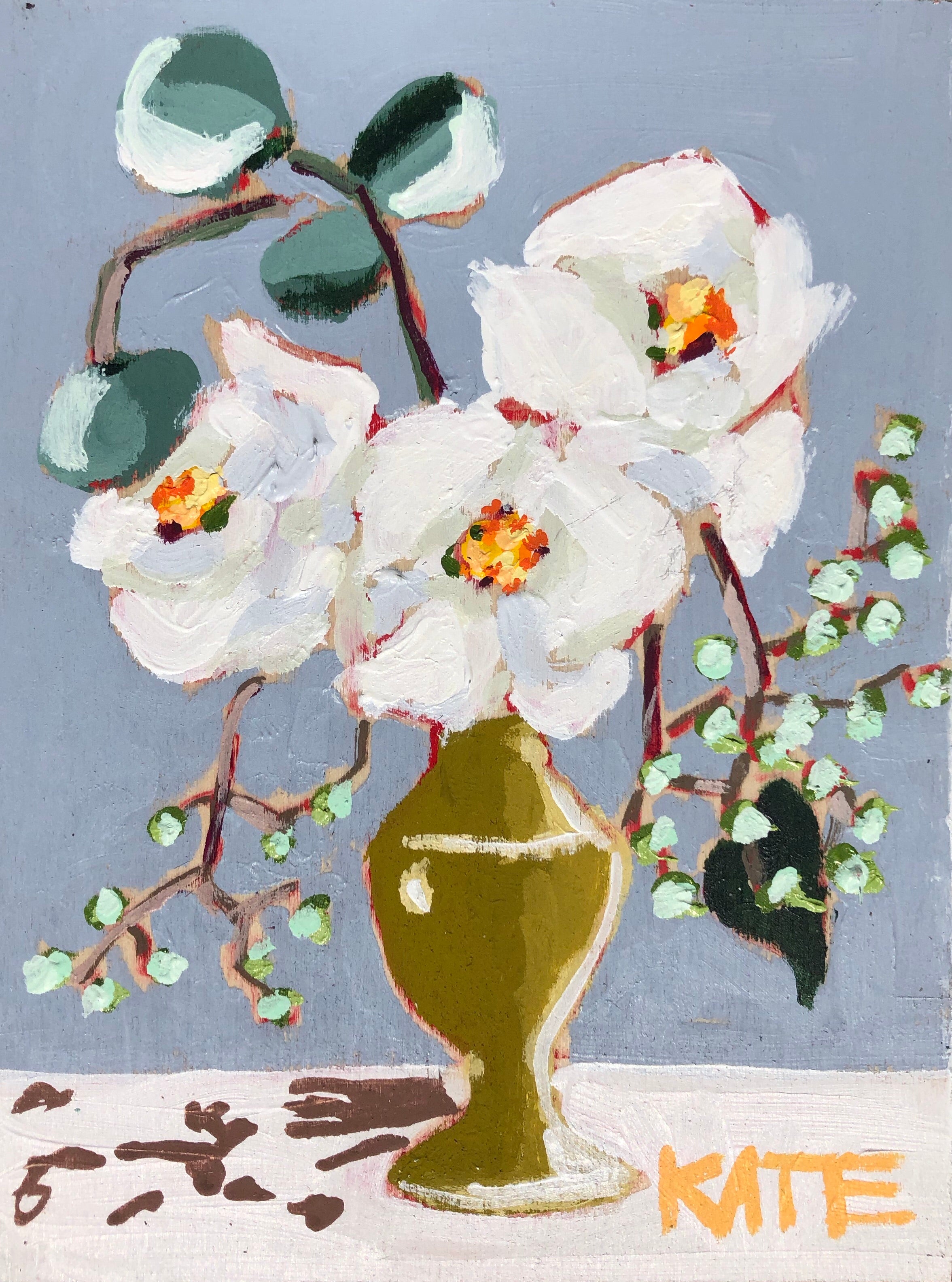 Mom's Camelias 6x8