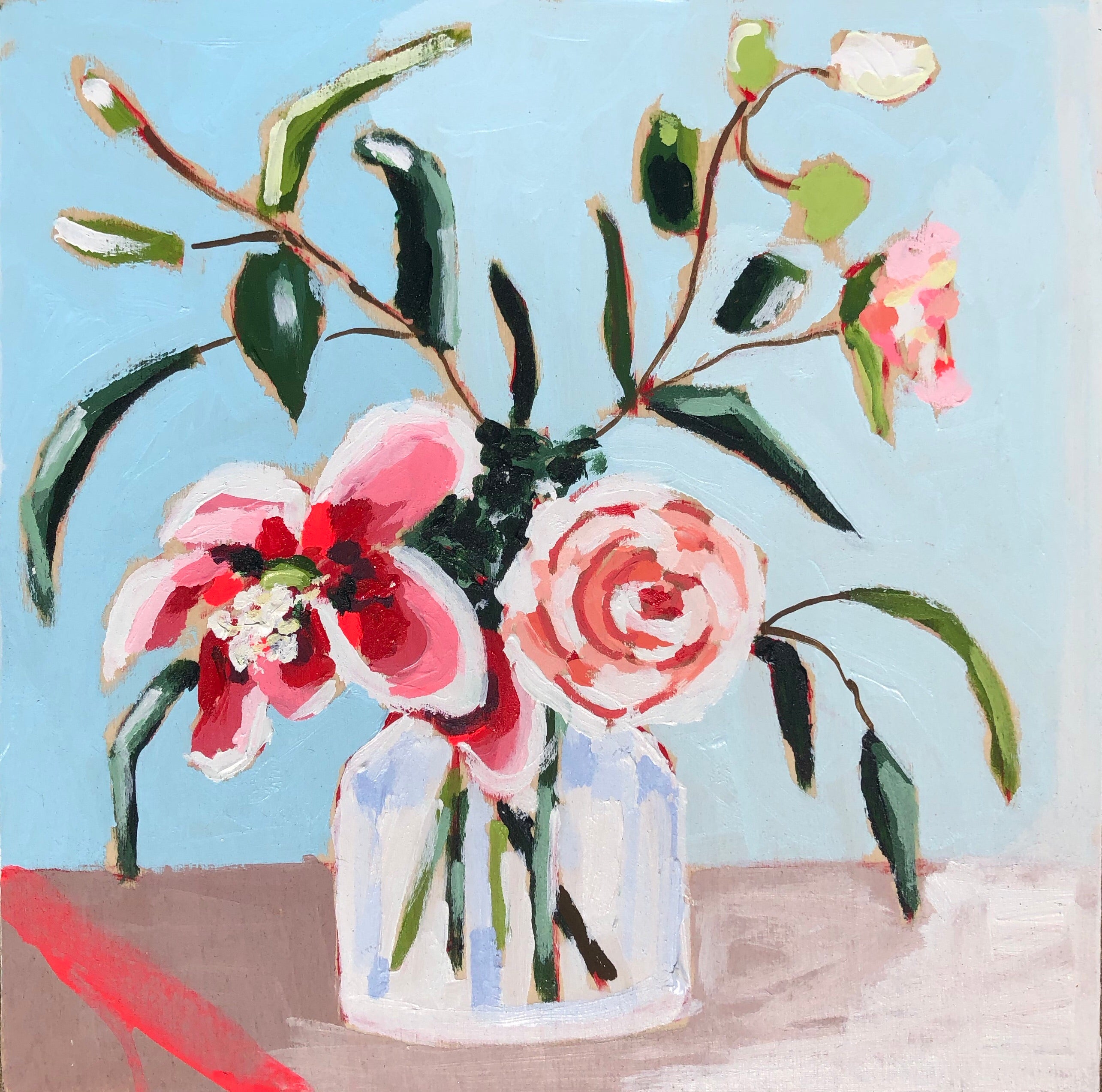 Flowers for Erica 12x12