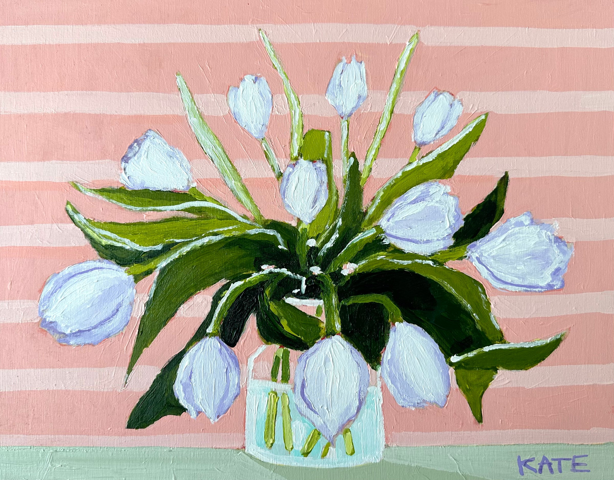 Lavender Tulips 11x14