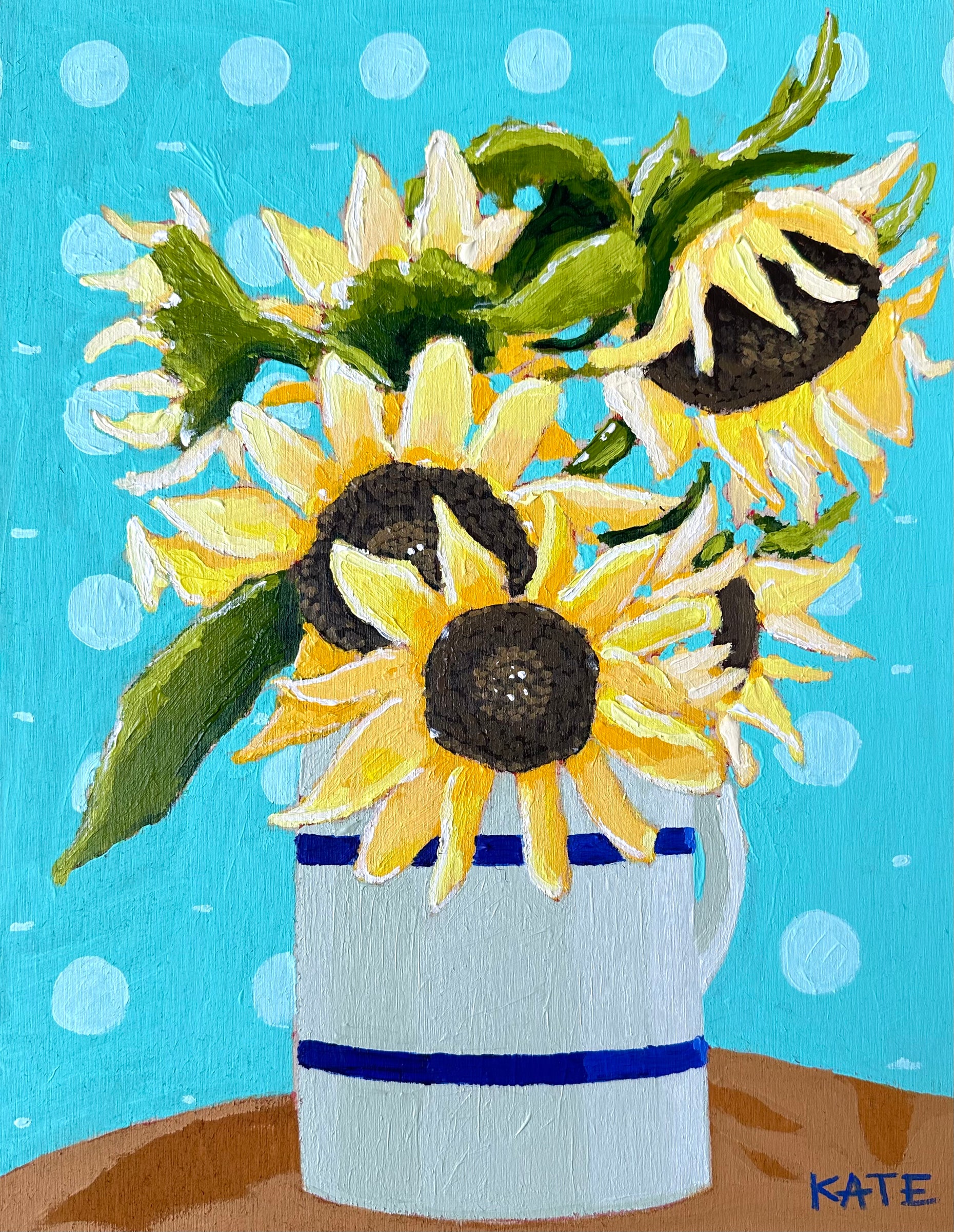 Summer Sunflowers 14x11