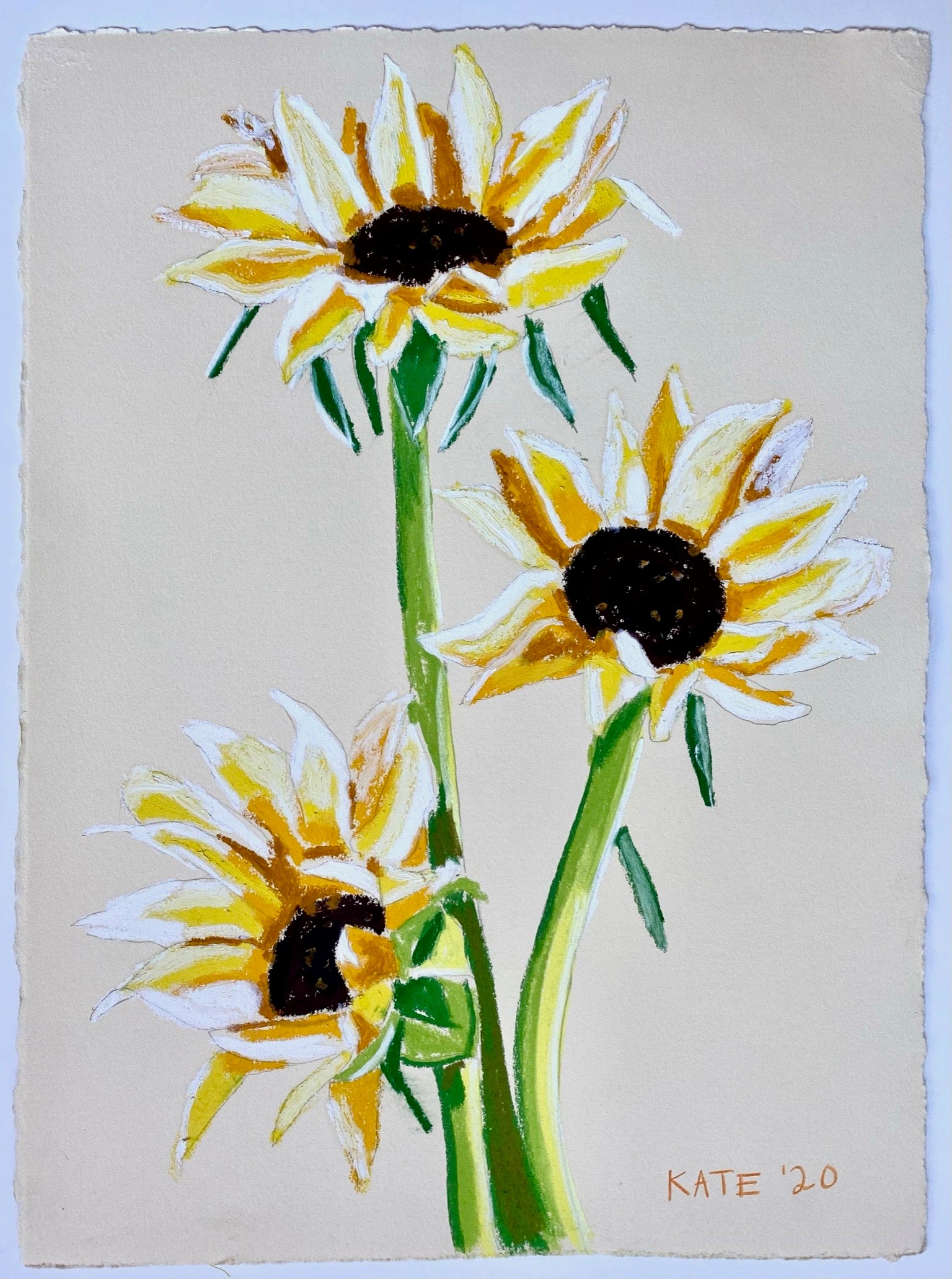 Sunflowers for Katie 15x18