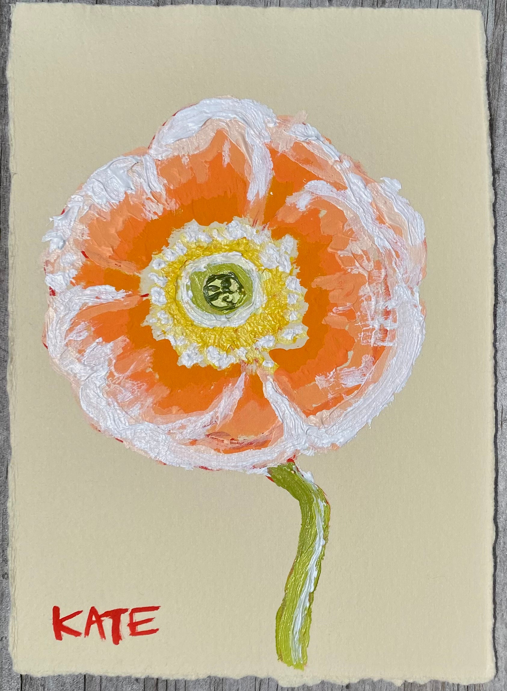 Orange Poppy 6x4